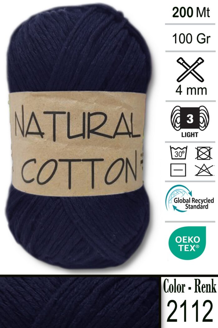 Diva Natural Cotton 2112 Lacivert - Görsel 1