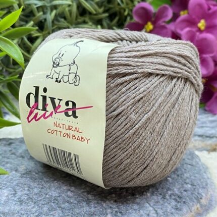 diva natural cotton baby 257 vizon