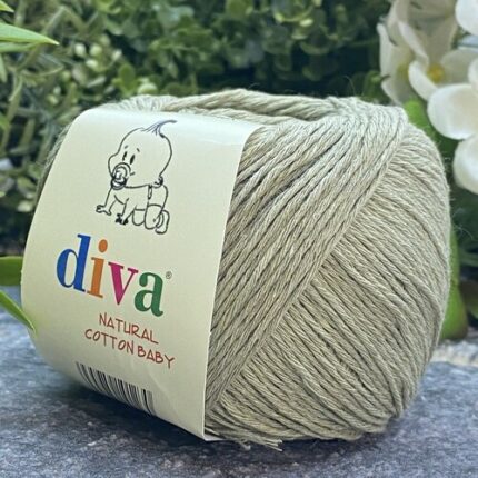 diva natural cotton baby 268 zehir yeşil