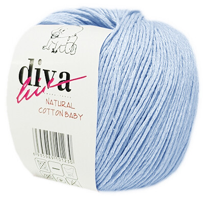 diva natural cotton baby 1000 soft mavi