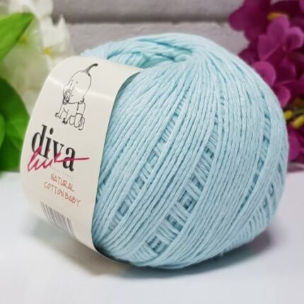 diva natural cotton baby 1001 soft mint