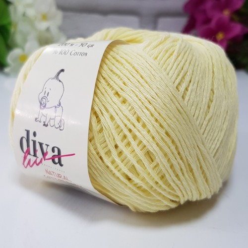 diva natural cotton baby 1002 soft sarı