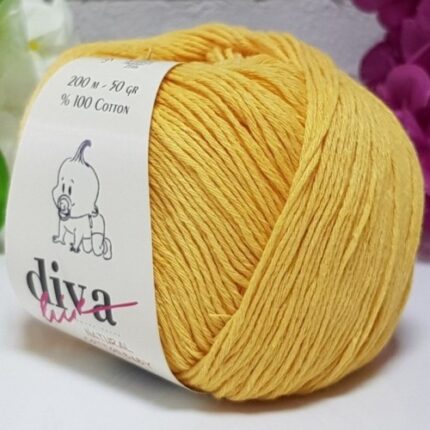 diva natural cotton baby 2123 sarı