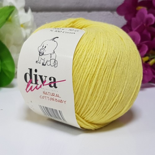 diva natural cotton baby 215 bebe sarı