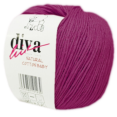 diva natural cotton baby 333 koyu fuşya