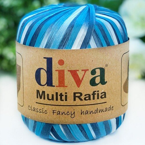 Diva Multi Raffia 50 Gr 304 Koyu Mavi