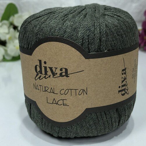 Diva Natural Cotton Lace 1979 Haki