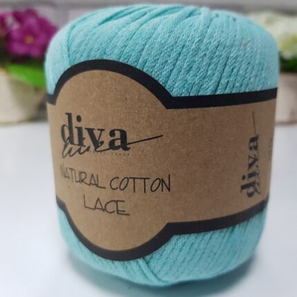 Diva Natural Cotton Lace 2119 Mint