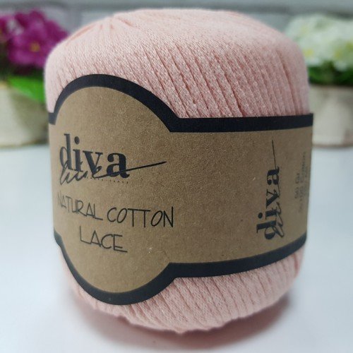 Diva Natural Cotton Lace 2588 Somon