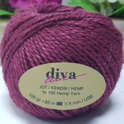 Diva Jüt İpi 08 Mürdüm