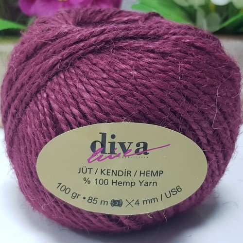 Diva Jüt İpi 08 Mürdüm