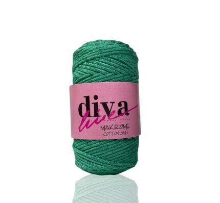Diva Makrome Cotton Simli 1969 Elma Yeşili