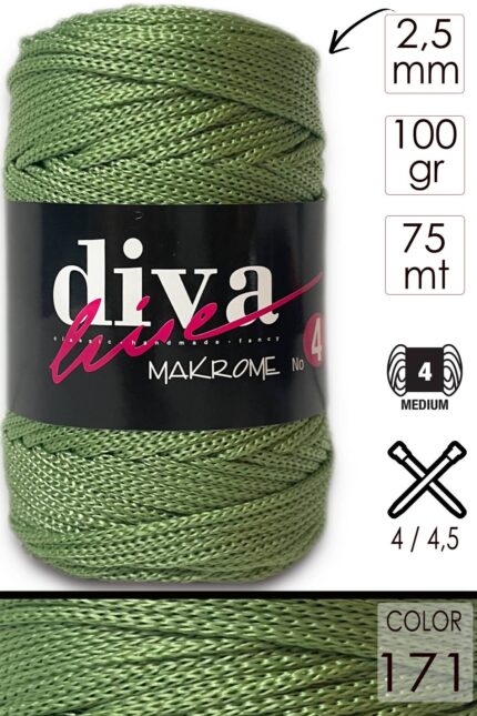 Diva Makrome İpi Kalın (No:4) 171