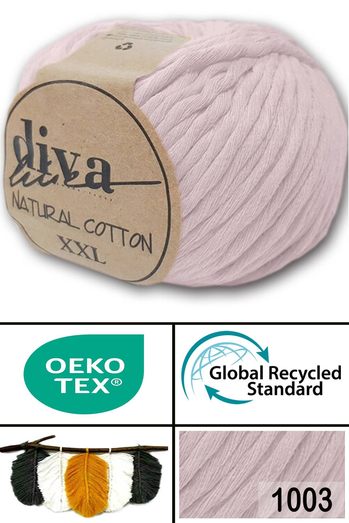 Diva Natural Cotton XXL 1003 Soft Pudra - Görsel 1