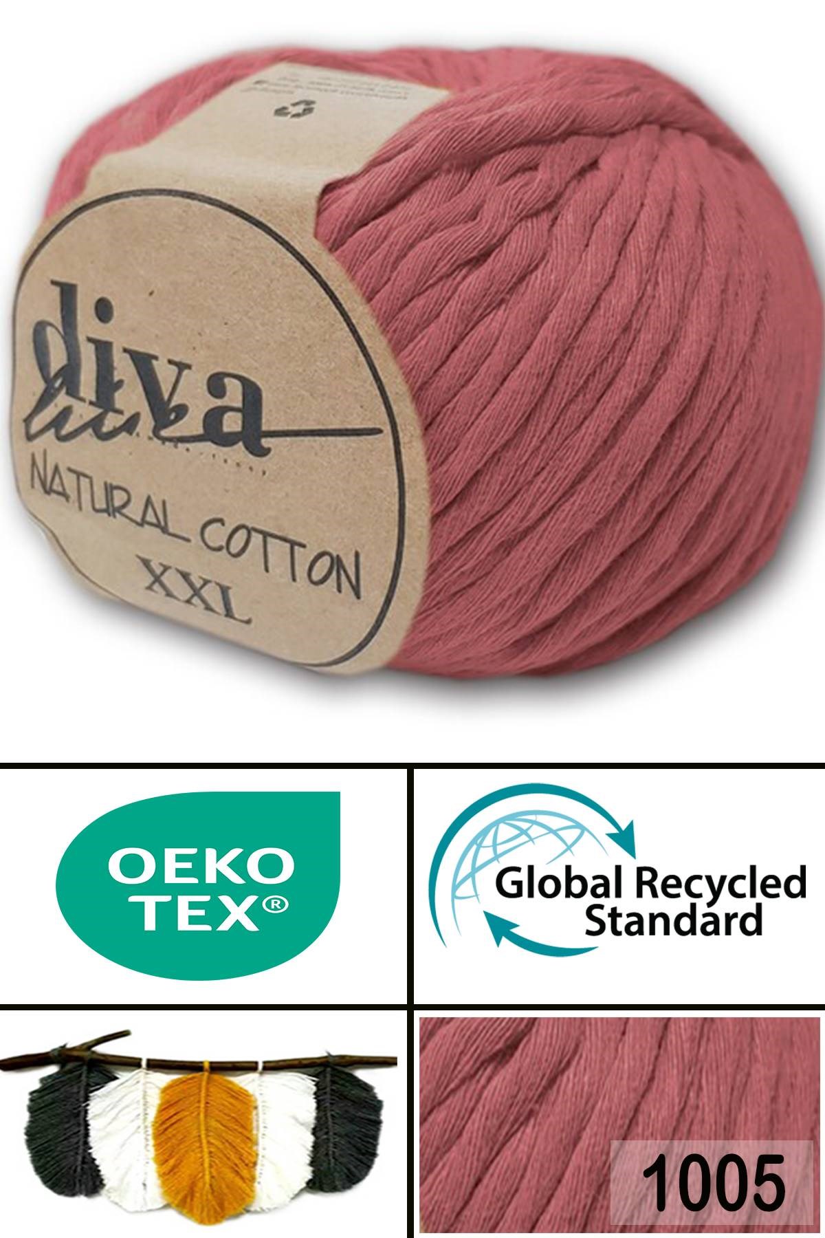 Diva Natural Cotton XXL 1005 - Görsel 1