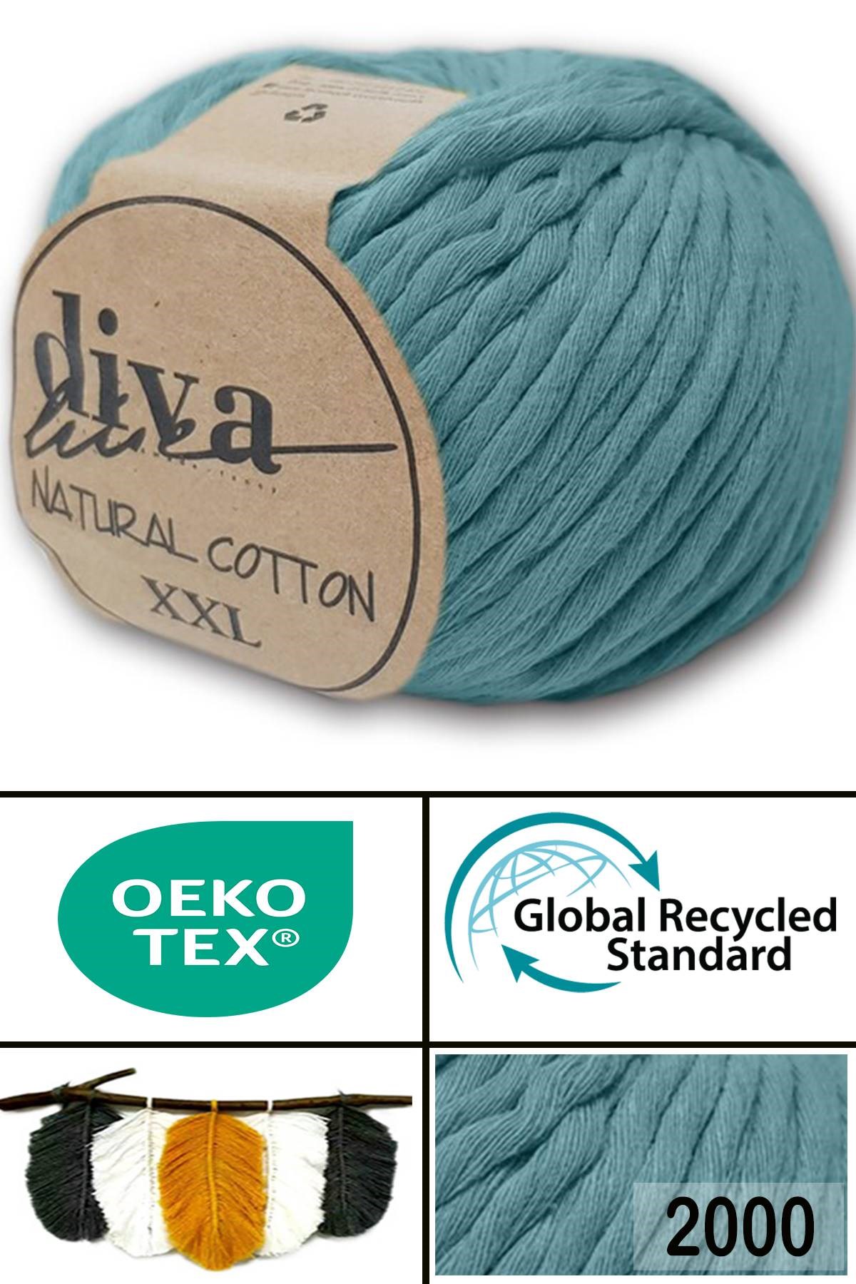 Diva Natural Cotton XXL 2000 - Görsel 1