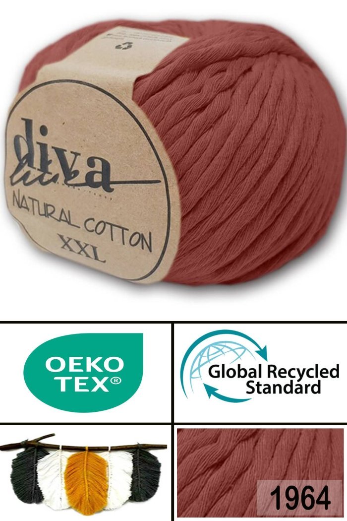 Diva Natural Cotton XXL 1964 Tarçın - Görsel 1