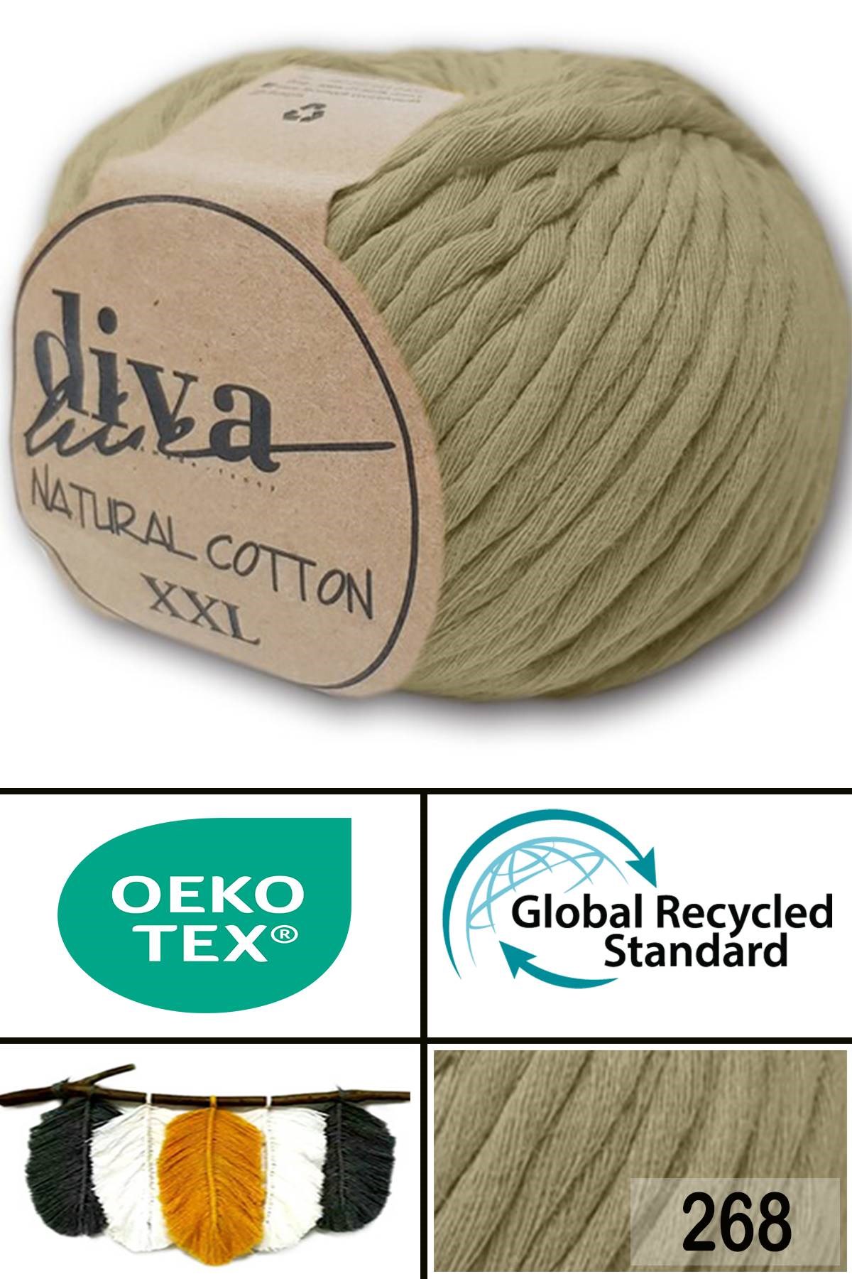 Diva Natural Cotton XXL 268 - Görsel 1