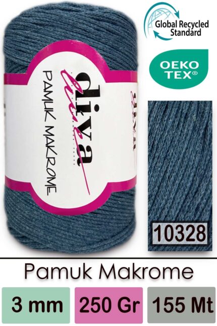 Diva Pamuk Makrome 10328 Petrol