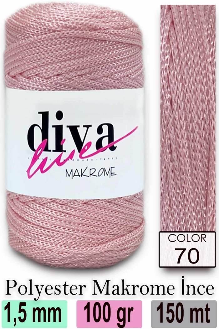 Diva Makrome İpi 70 - Görsel 1