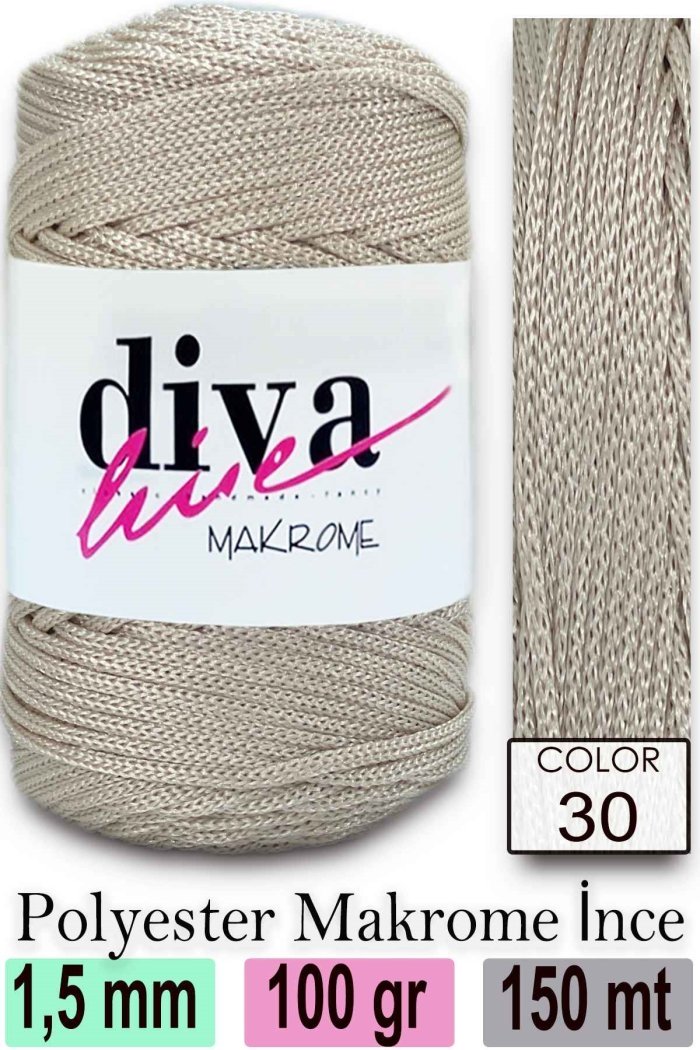 Diva Makrome İpi 30 - Görsel 1