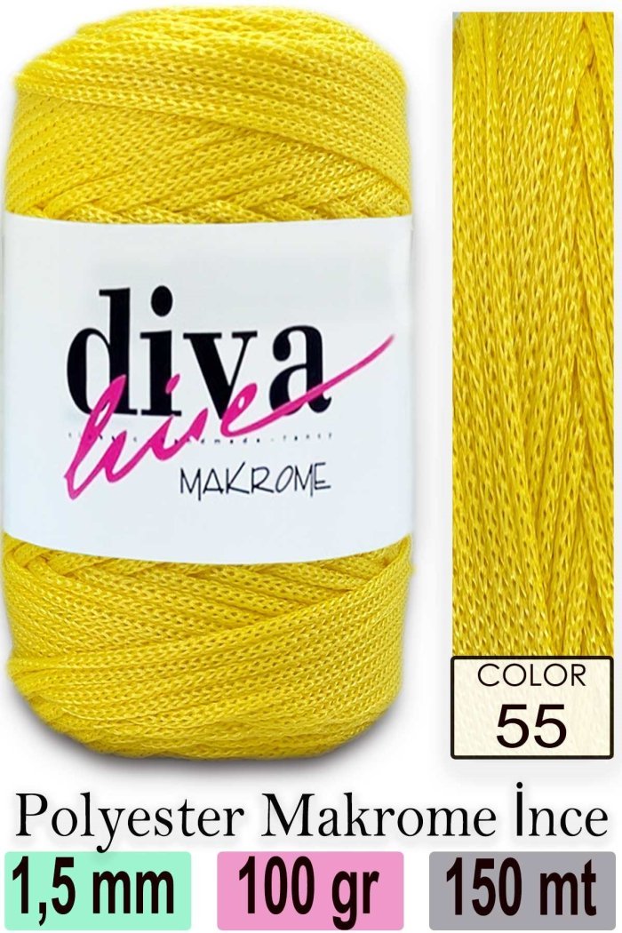 Diva Makrome İpi 55 - Görsel 1