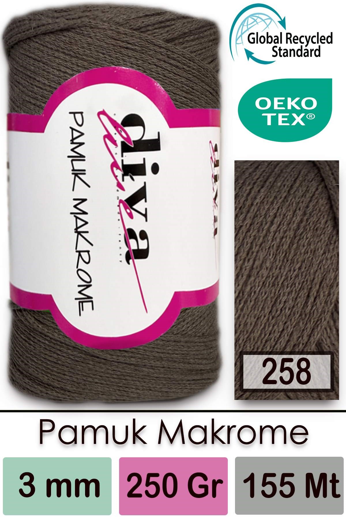 Diva Pamuk Makrome 258 - Görsel 1