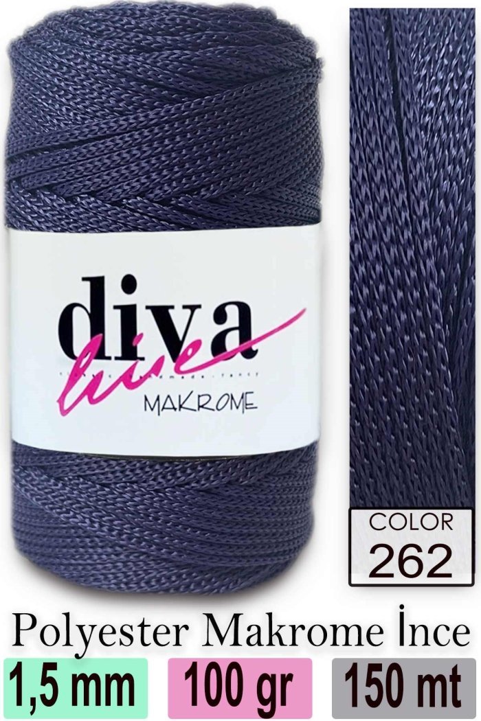 Diva Makrome İpi 262 - Görsel 1