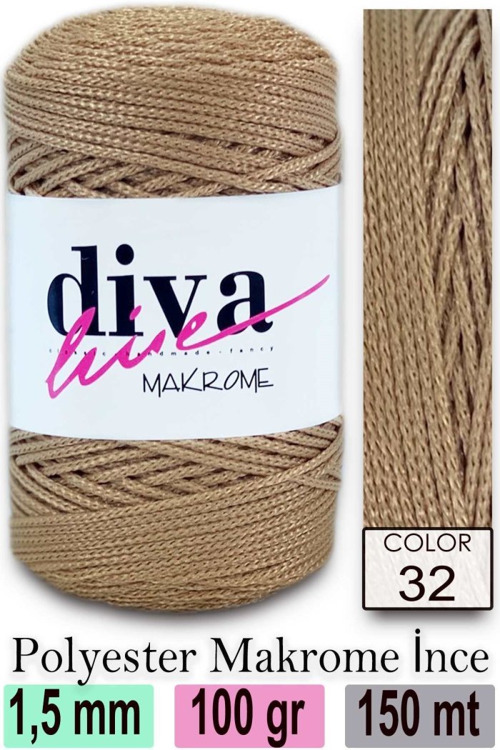 Diva Makrome İpi 32 - Görsel 1