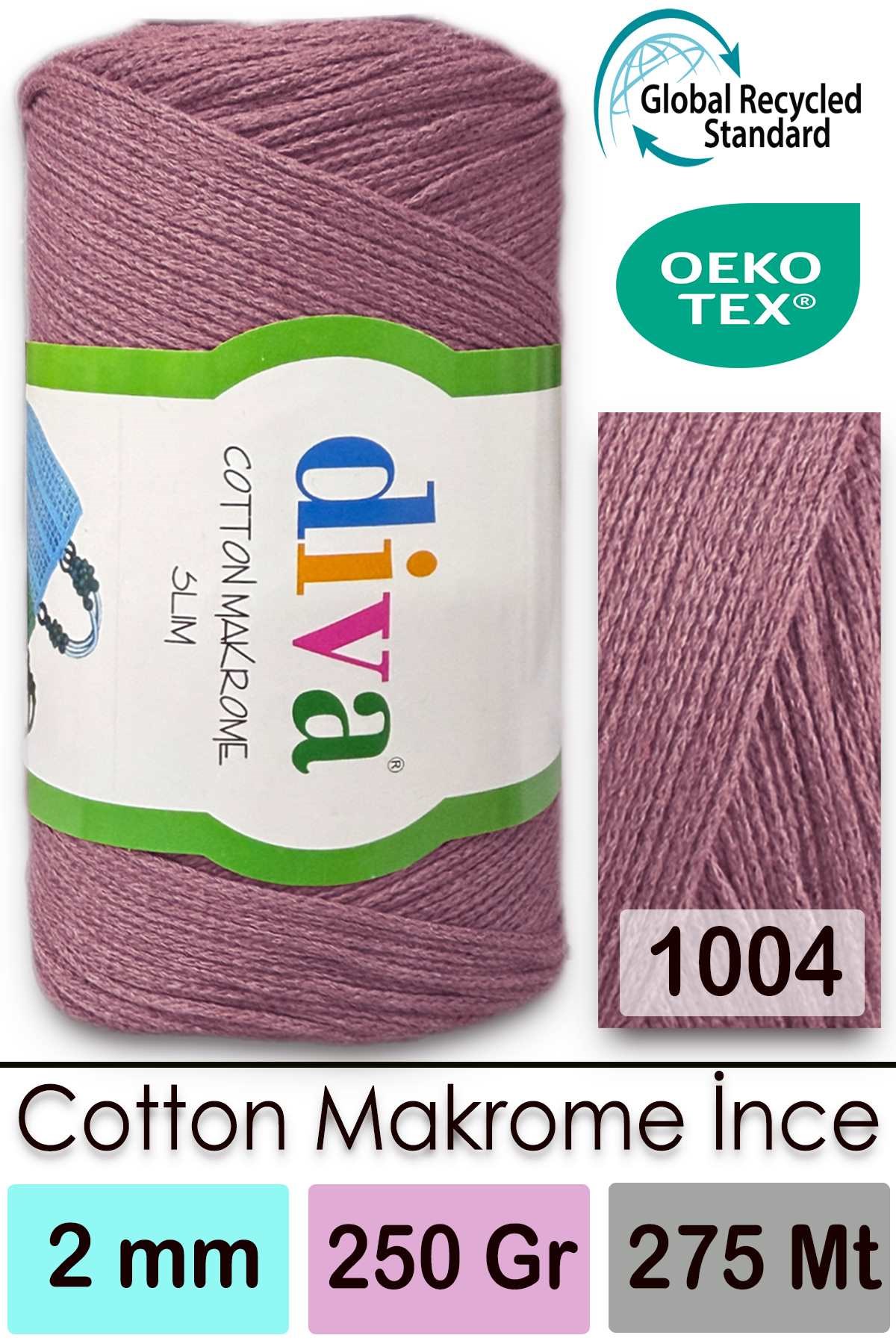 Diva Cotton Makrome İnce 1004 Açık Somon - Görsel 1