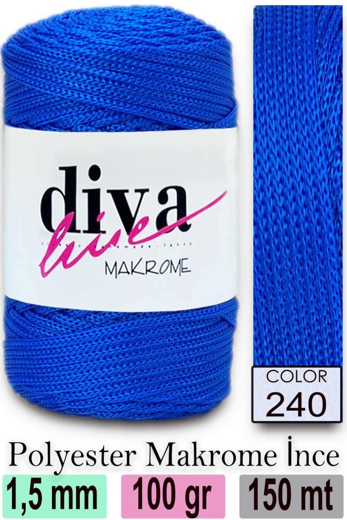 Diva Makrome İpi 240 - Görsel 1