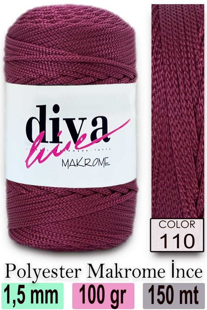 Diva Makrome İpi 110 - Görsel 1