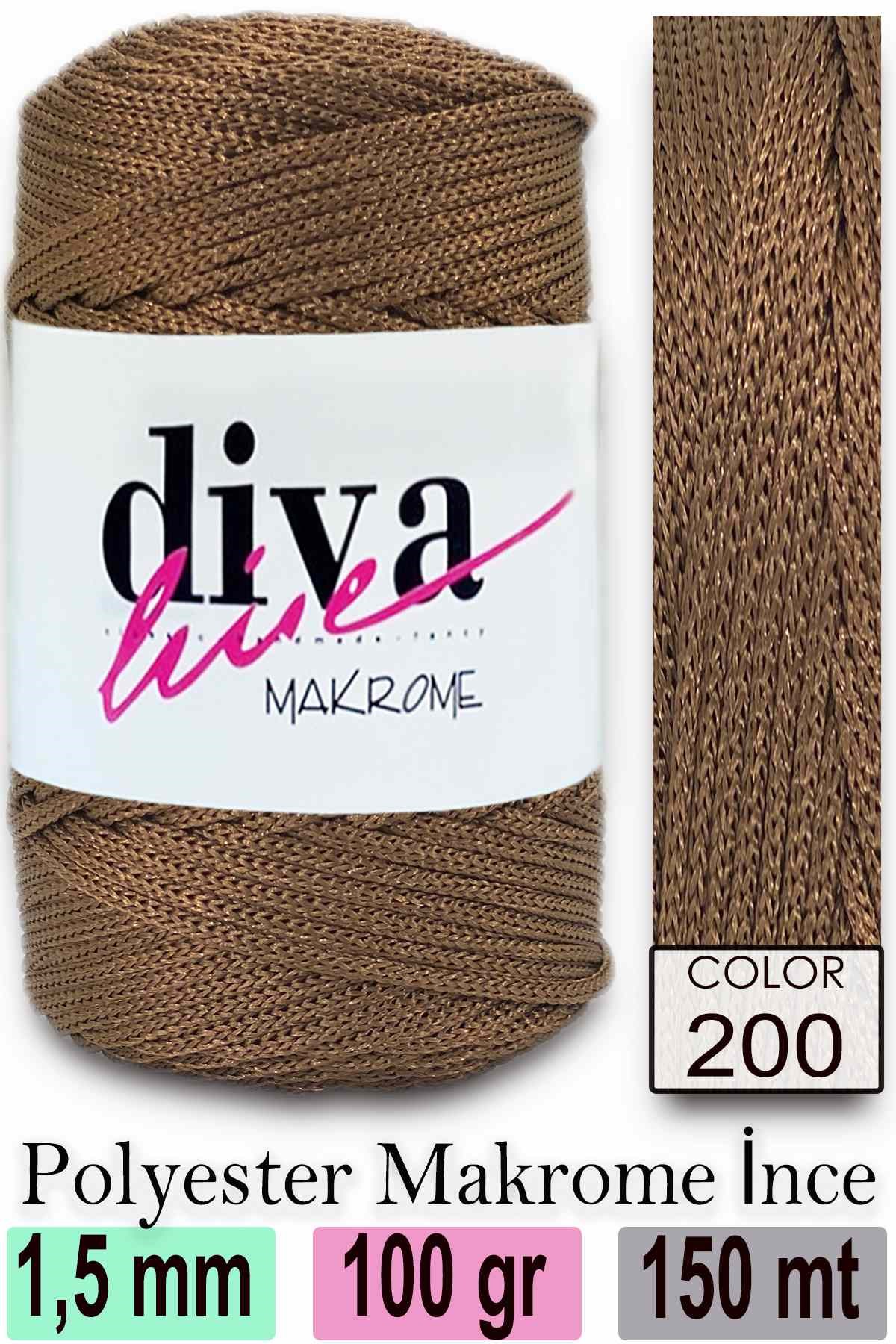 Diva Makrome İpi 200 - Görsel 1