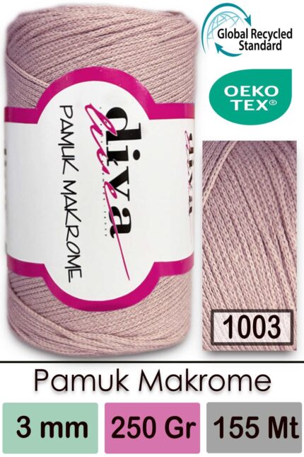 Diva Pamuk Makrome 1003 Soft Pudra