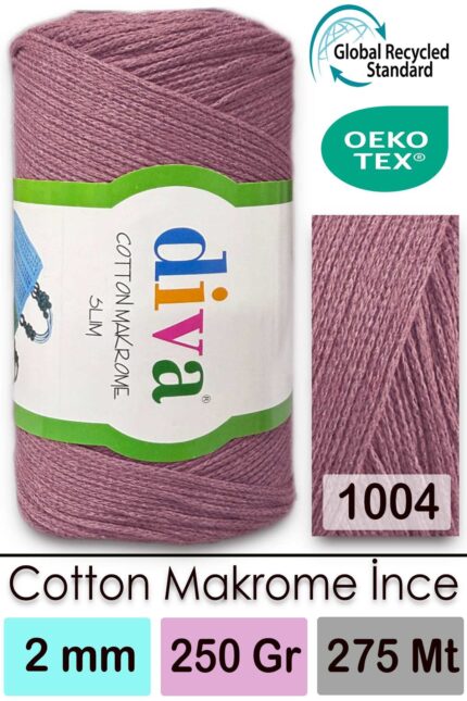 Diva Cotton Makrome İnce 1004 Açık Somon