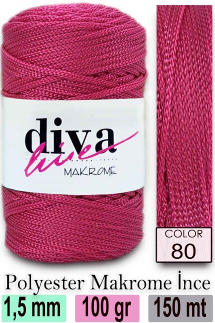 Diva Makrome İpi 80