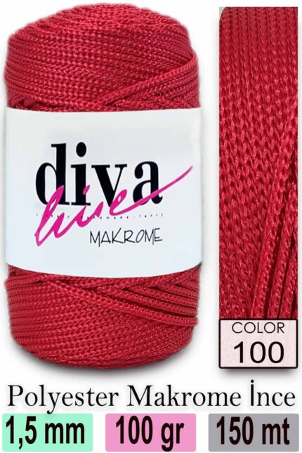 Diva Makrome İpi 100