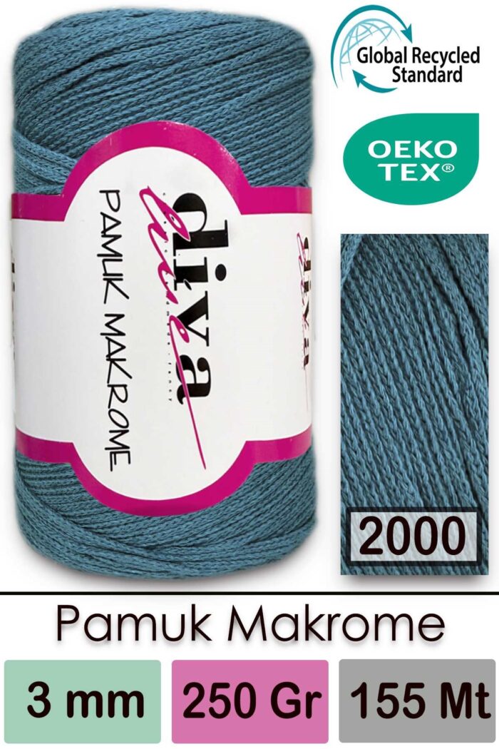 Diva Pamuk Makrome 2000 - Görsel 1