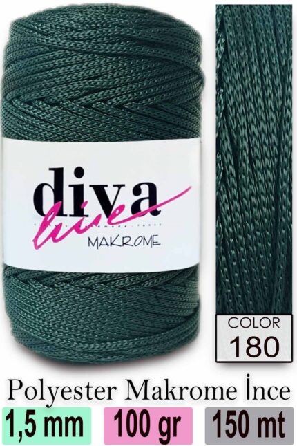 Diva Makrome İpi 180 Ördek Başı