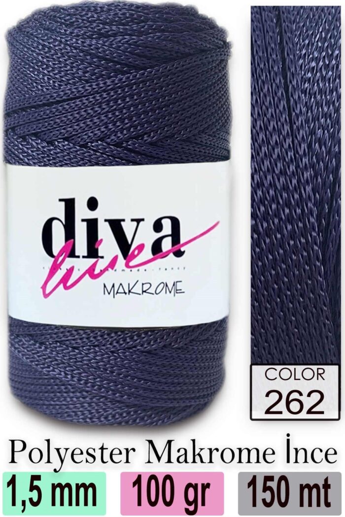 Diva Makrome İpi 262 - Görsel 1