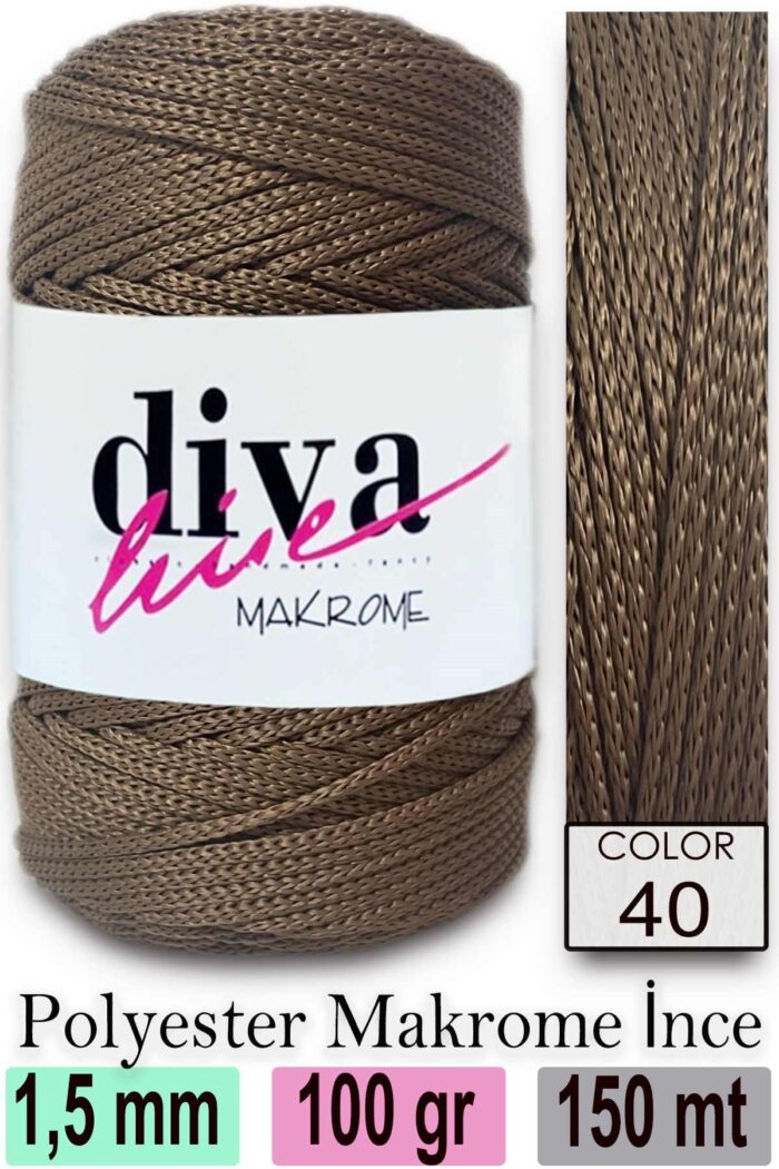 Diva Makrome İpi 40 - Görsel 1
