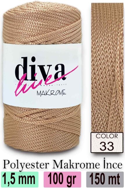 Diva Makrome İpi 33