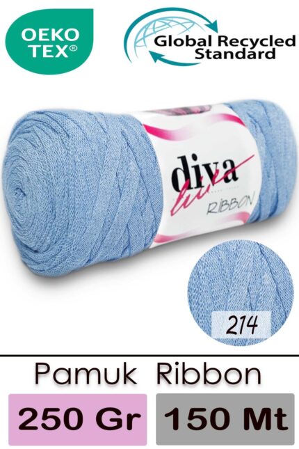Diva Ribbon 214 Bebe Mavi