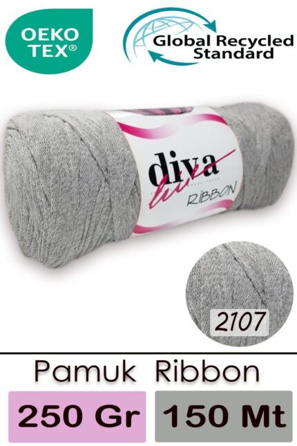 Diva Ribbon 2107 Açık Gri