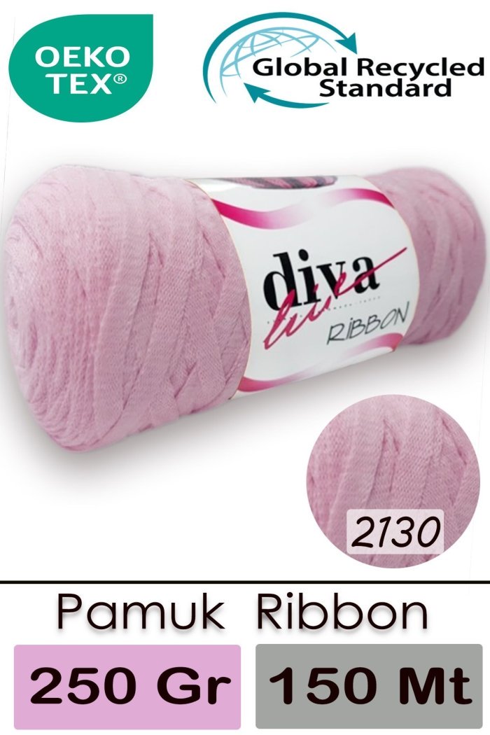 Diva Ribbon 2130 Toz Pembe - Görsel 1