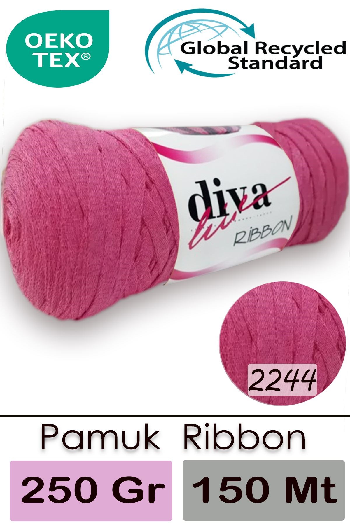Diva Ribbon 2244 Koyu Pembe - Görsel 1