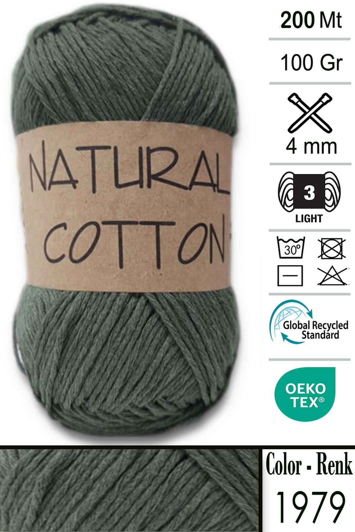 Diva Natural Cotton 1979 Haki - Görsel 1