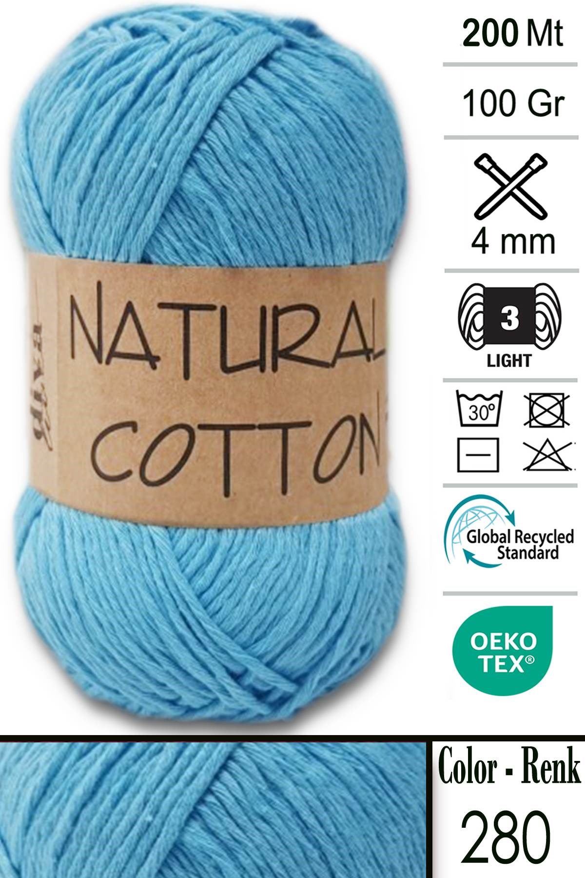 Diva Natural Cotton 280 Açık Turkuaz - Görsel 1