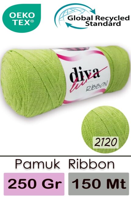 Diva Ribbon 2120 Fıstık Yeşili