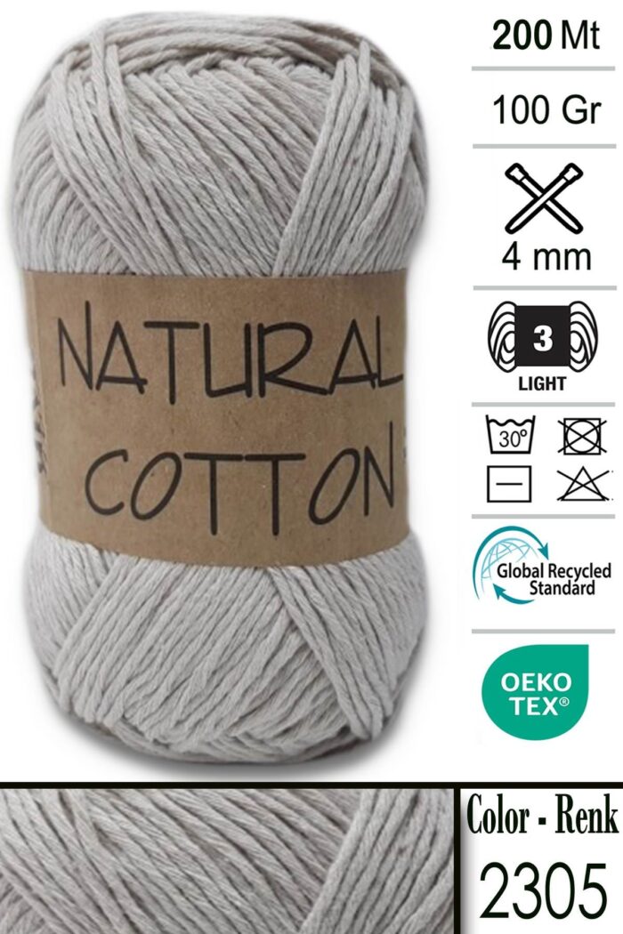 Diva Natural Cotton 2305 Bej - Görsel 1